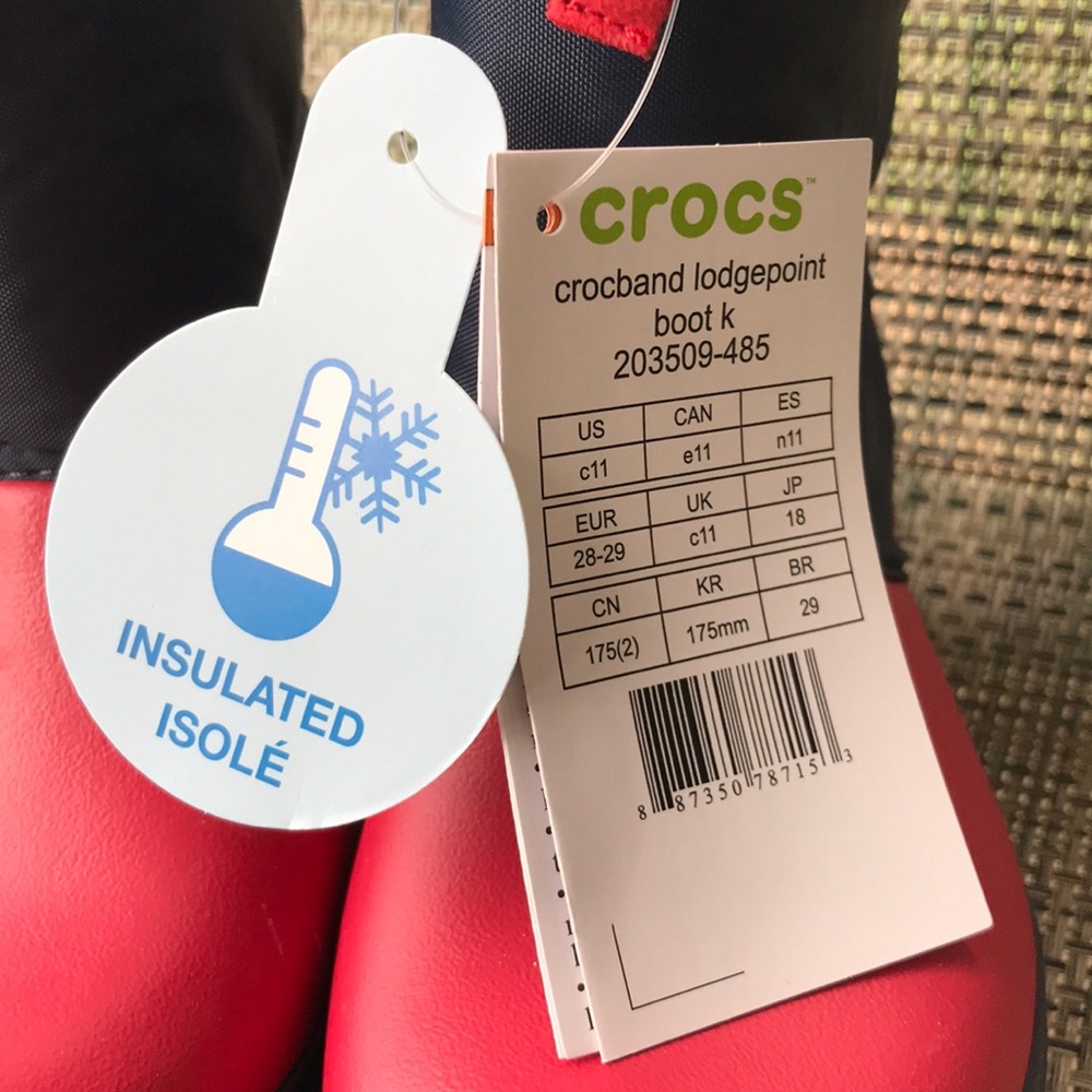 🆕 CROCS Kids Lodgepoint Snow Boots - Picture 12 of 12